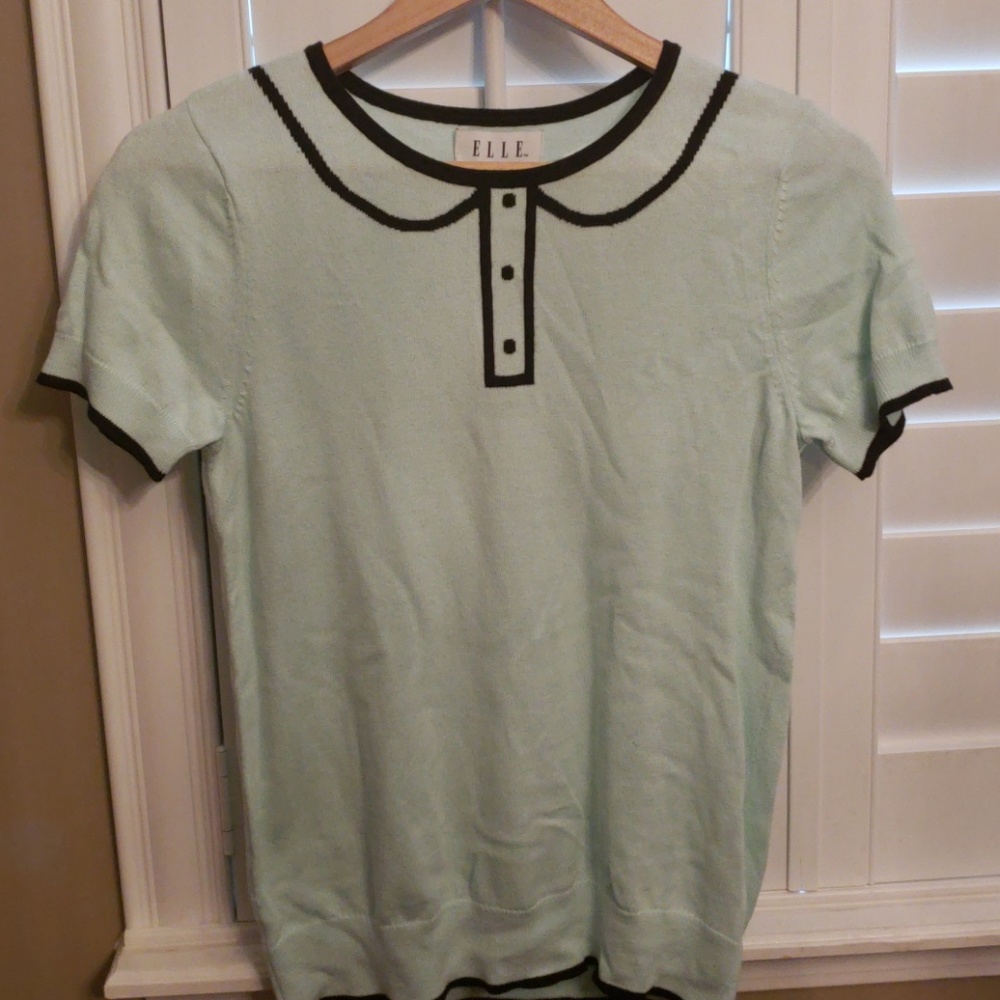 NWT Elle polished pastel shirt size XS